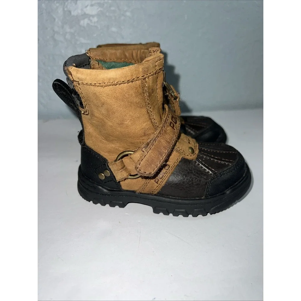 Ralph Lauren Preschool Conquest HI Boots Toddler Polo Boots‎ KIDS Size 6